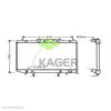 KAGER 31-2874 Radiator, engine cooling